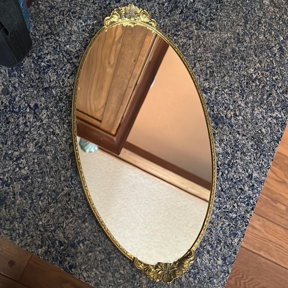 Vintage mirror 🪞 tray - Picture 1 of 11